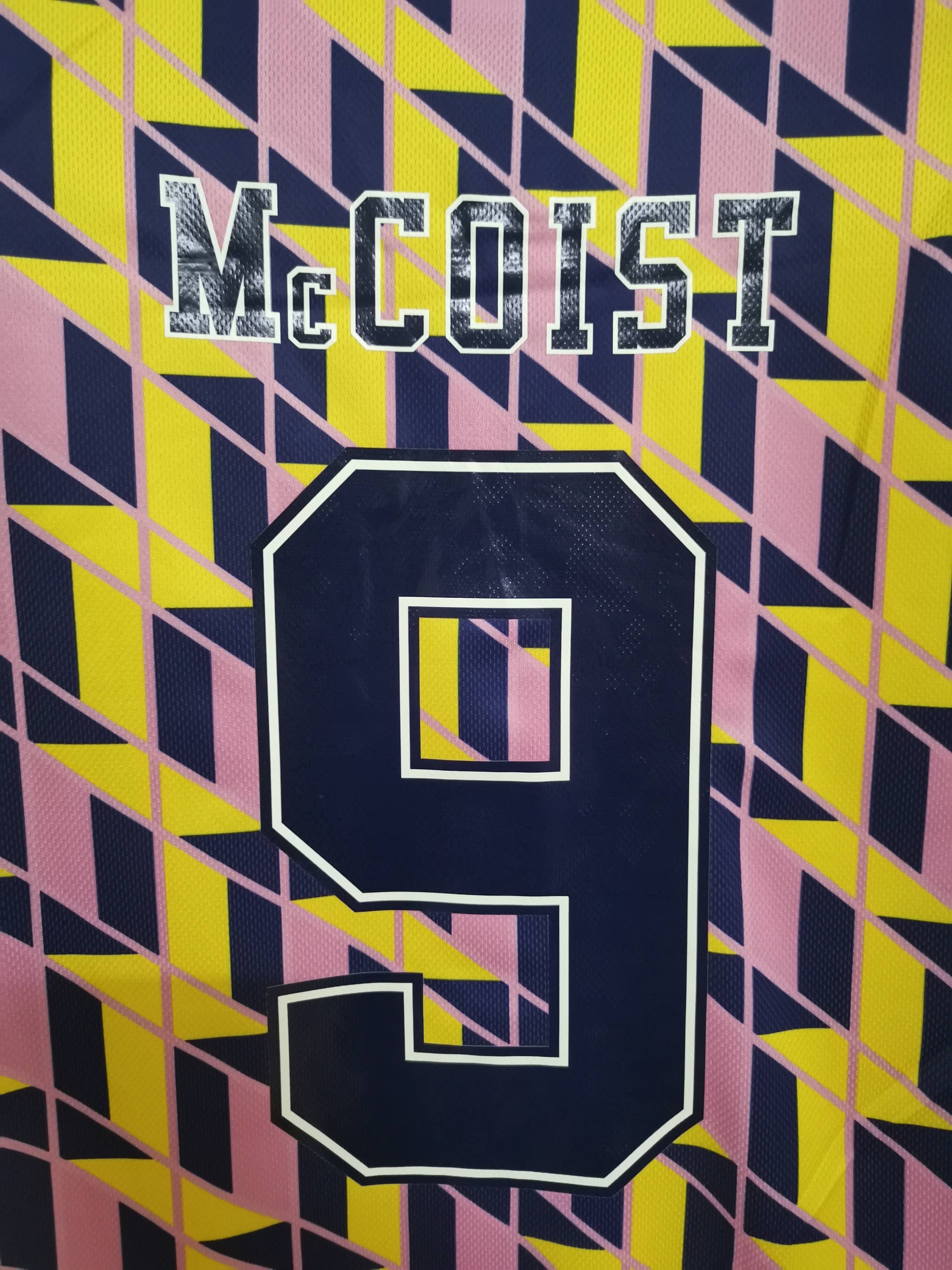 88-89 Scotland Third Away Soccer Retro Jersey - view 5