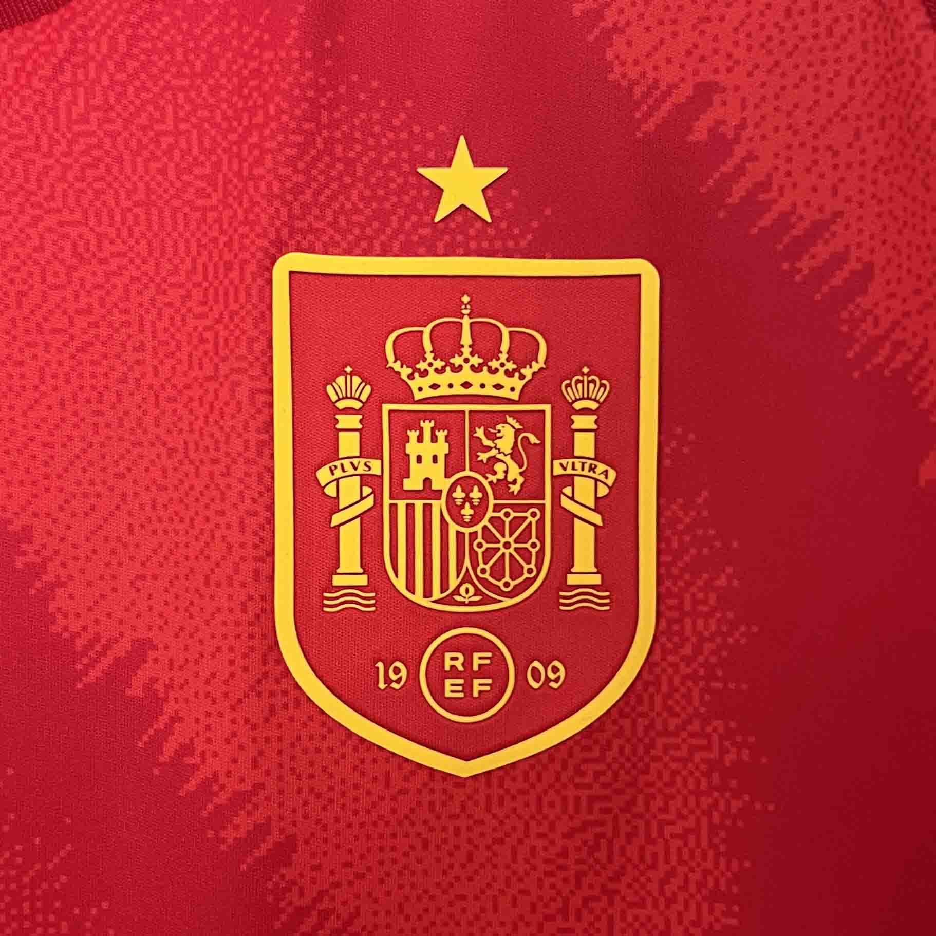 2024 Spain Euro Cup Home Football Jersey - view 5