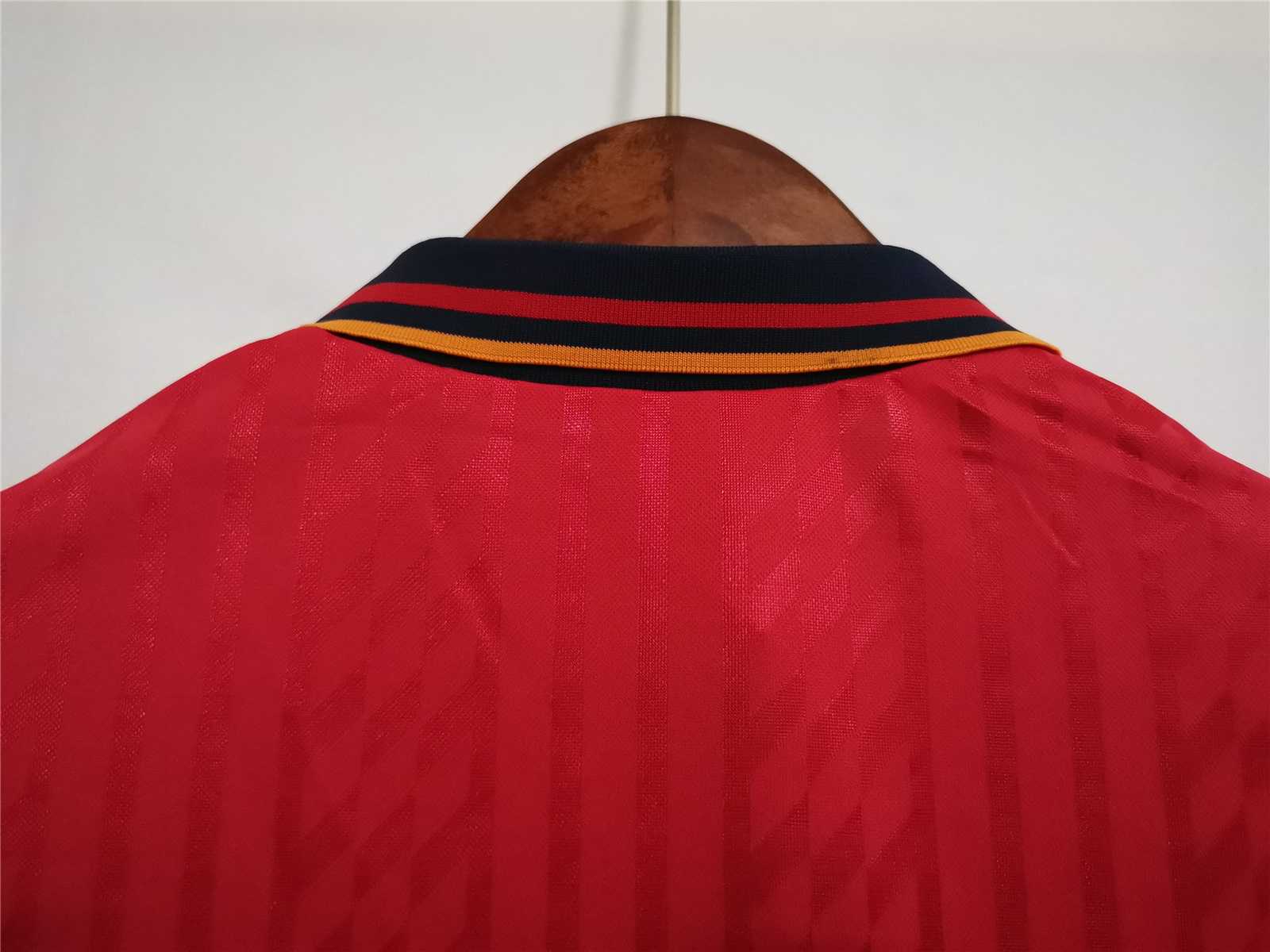 1994 Spain Home World Cup Retro Jersey - view 4