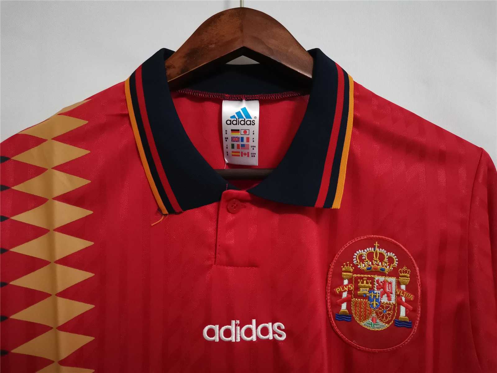 1994 Spain Home World Cup Retro Jersey - view 6