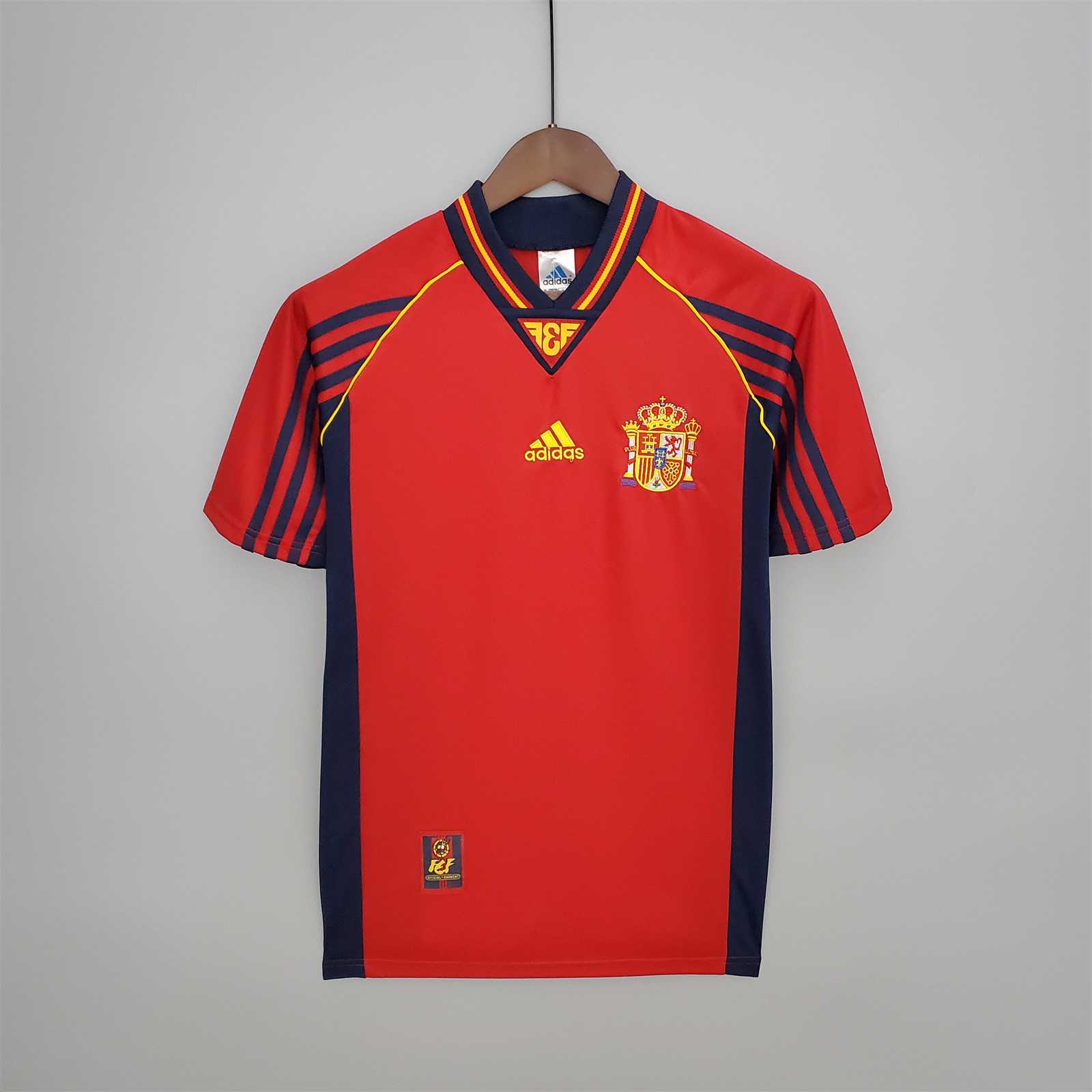 The Heritage Behind Spain 1998 Spain Home World Cup Retro Jersey: A Timeless Story