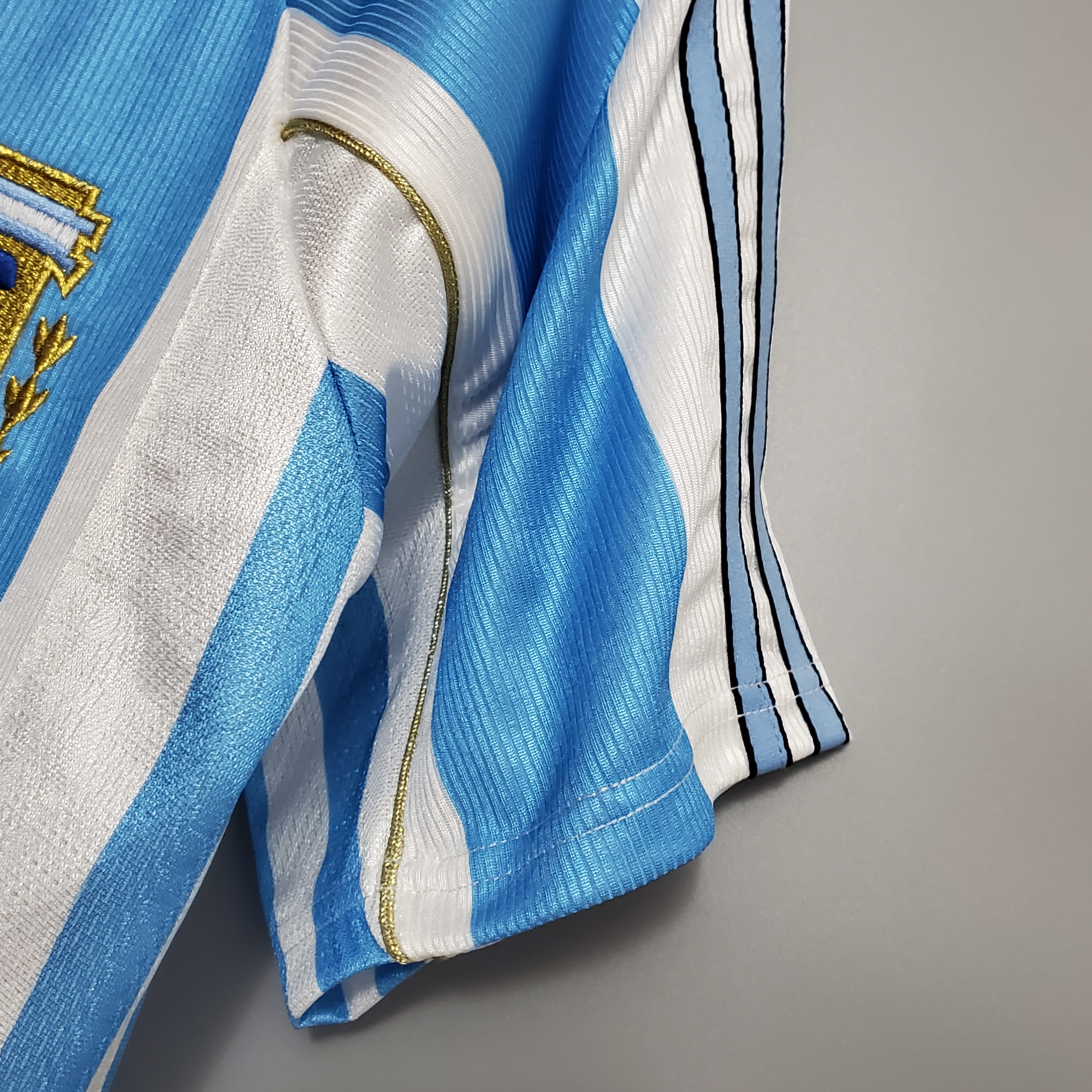 1998 Argentina World Cup Soccer Home Retro Jersey - view 4