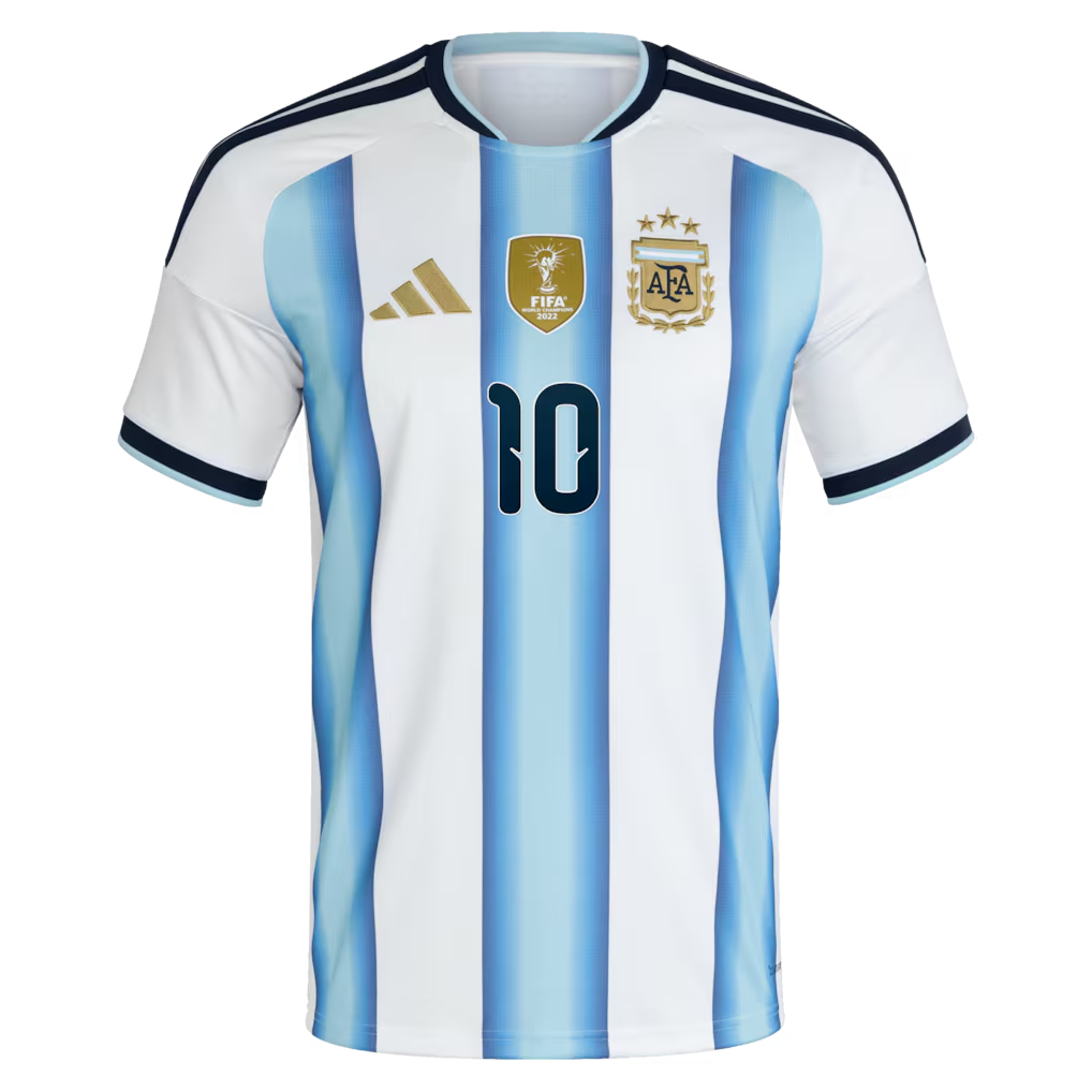 Argentina adidas Home Shirt 2026 with Messi 10 printing - view 3