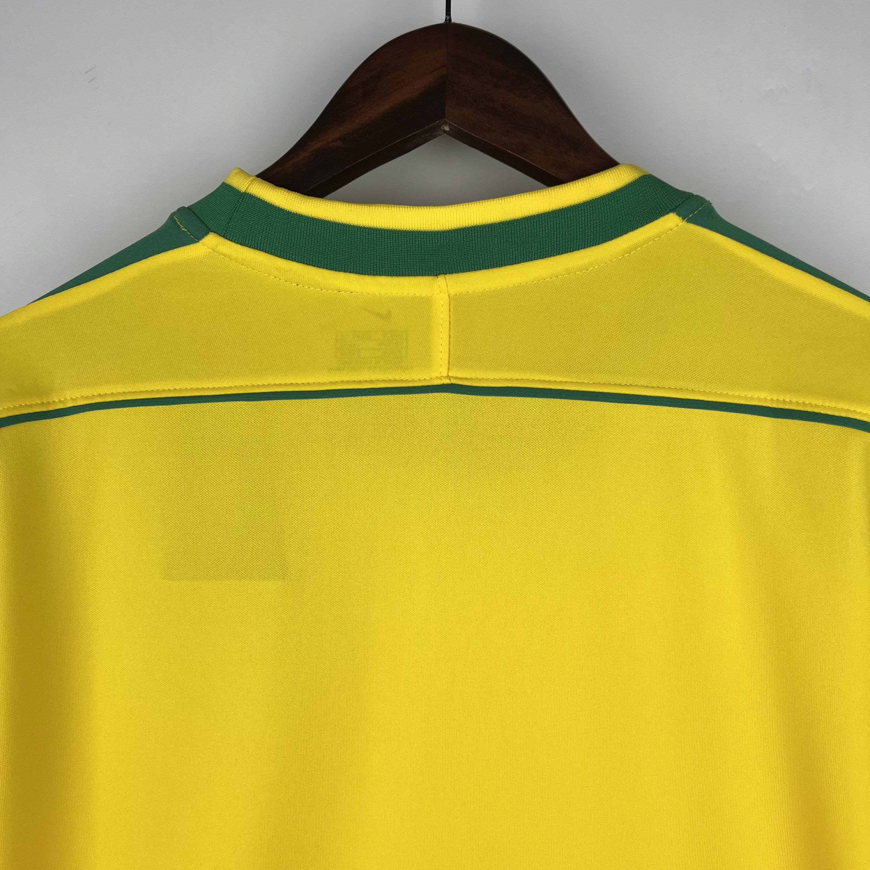 1998 Brazil World Cup Home Retro Jersey Long Sleeve - view 5