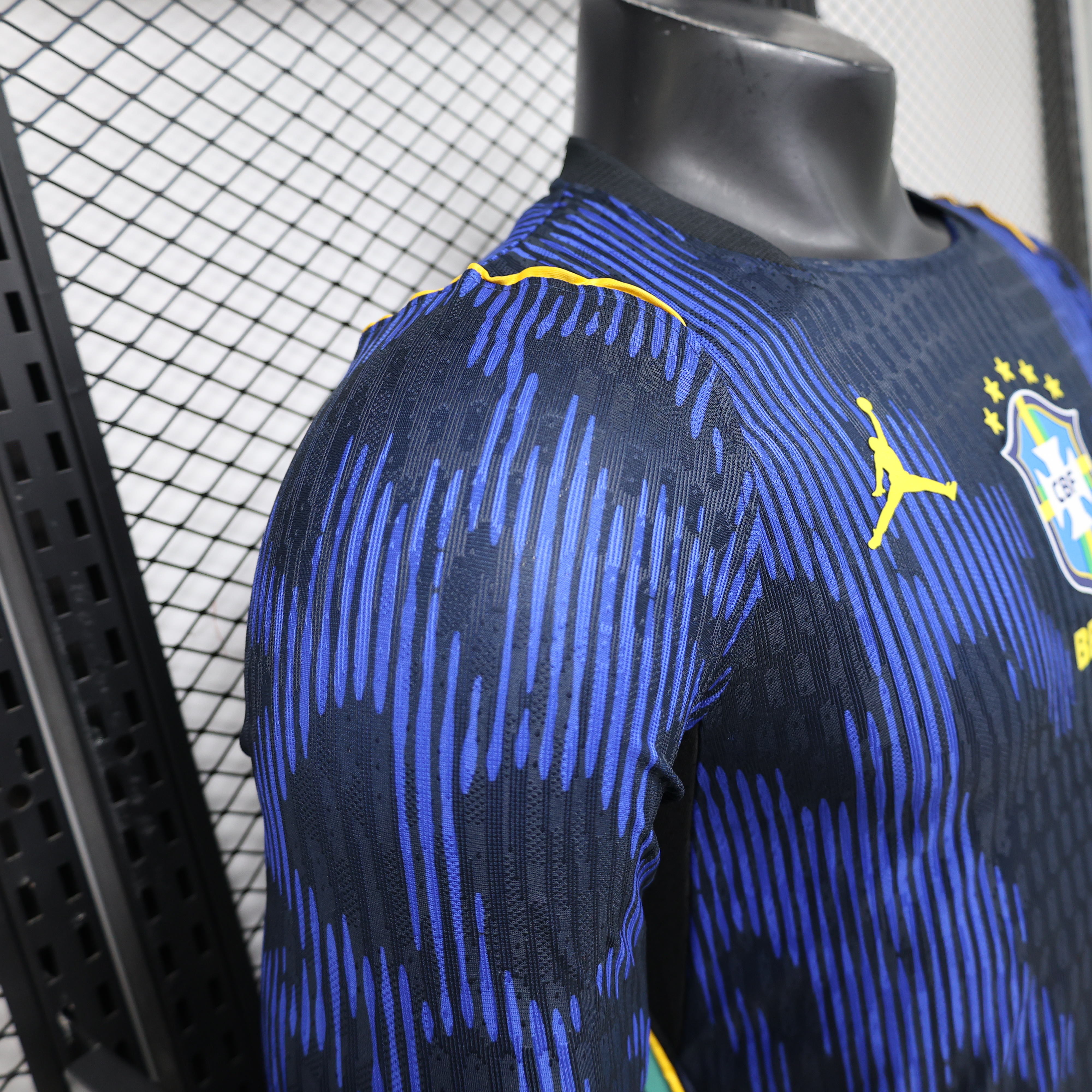 2026 Brazil Away World Cup Jersey Player Version Long Sleeve - view 4