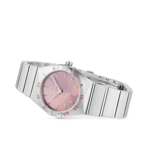 Omega Constellation Women Quartz Pink Stainless Steel Watch O13110286011001 - gallery