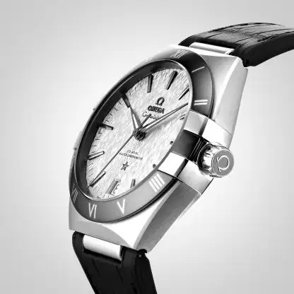 Omega Constellation Men Automatic Grey Rubber Watch O13112412106001 - gallery