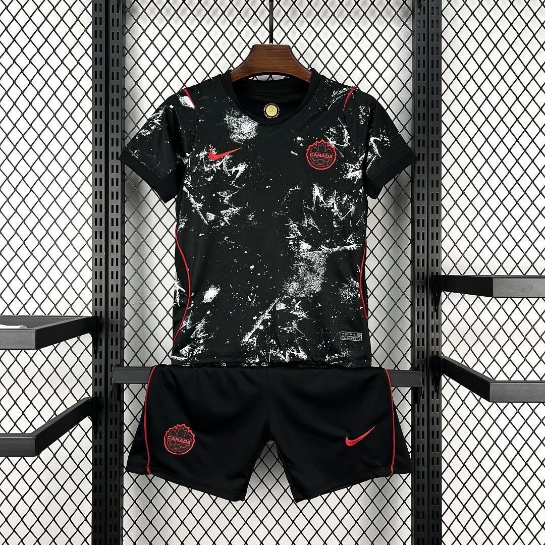 2026 Canada Away World Cup Soccer Kids Kit Jersey+Shorts