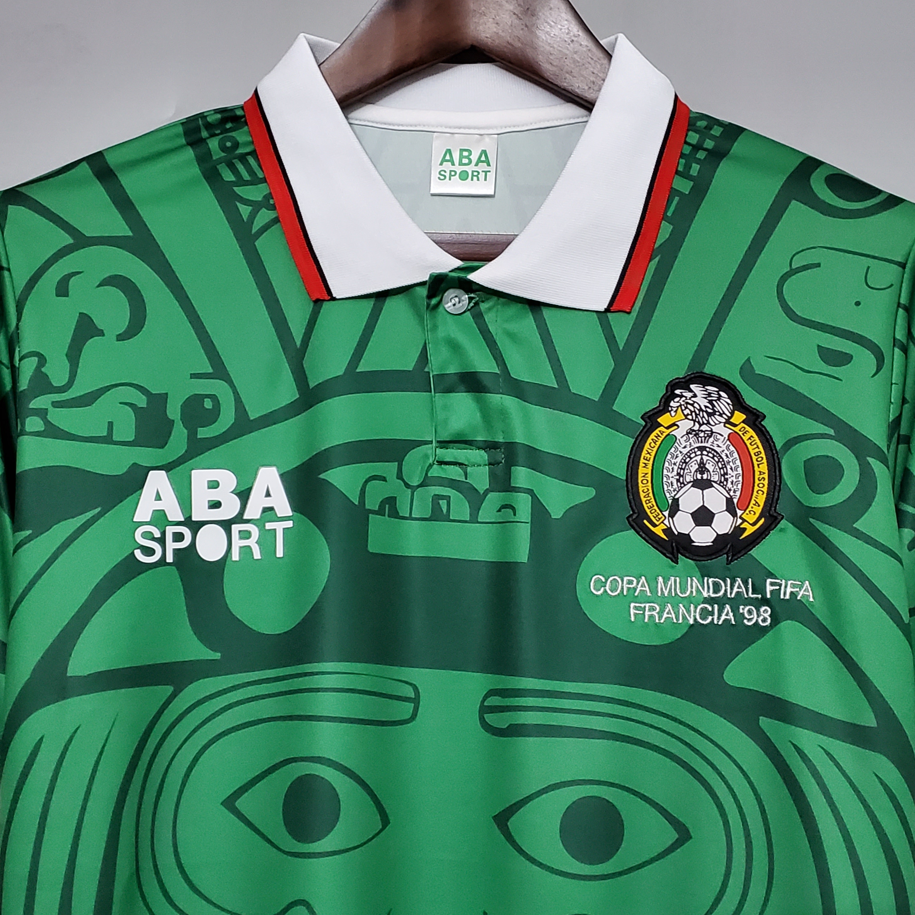 1998 Mexico World Cup Home Retro Jersey - view 4
