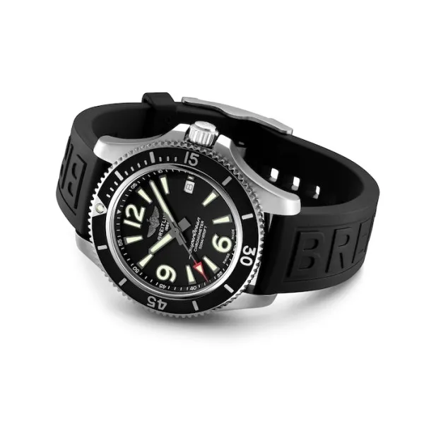 Breitling Superocean Men Automatic Black Rubber Watch A17366021B1S1 - gallery