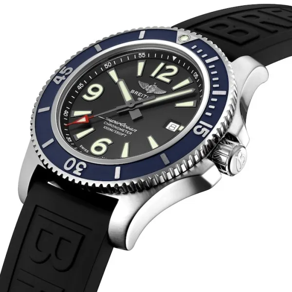 Breitling Superocean Men Automatic Black Rubber Watch A173678A1B1S1 - gallery