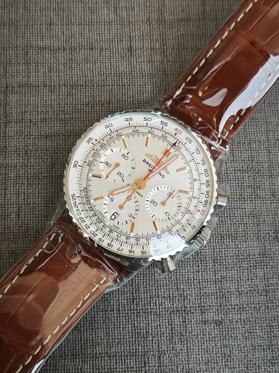 Breitling Navitimer Men Automatic Silver Stainless Steel Watch AB0139211G1A1 - gallery