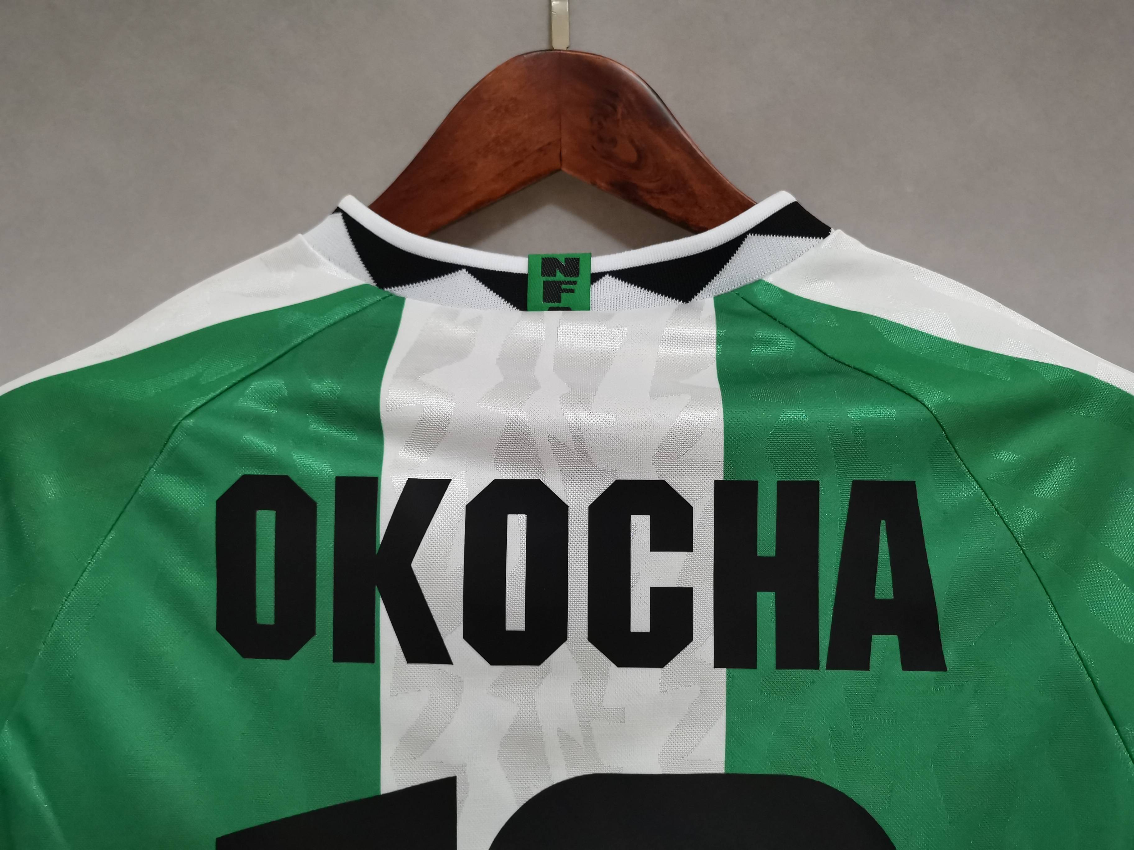 1996 Nigeria Home Soccer Retro Jersey - view 6