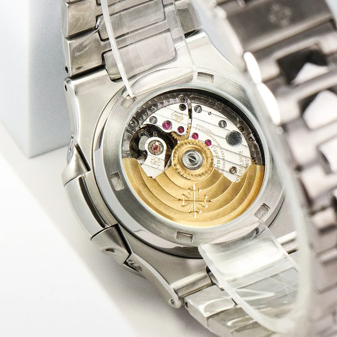 Patek Philippe Blue Nautilus Perpetual Watch - gallery