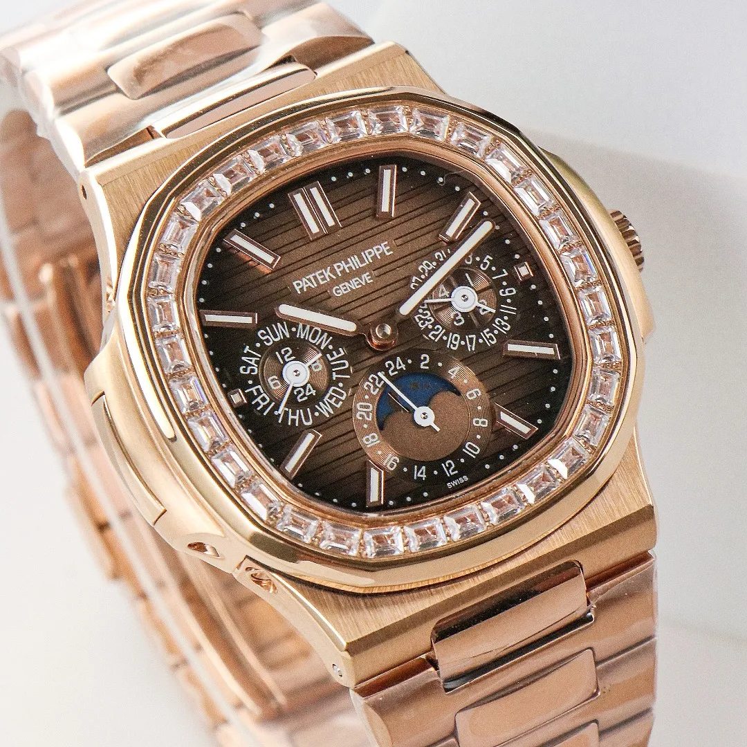 Patek Philippe Rose Gold Nautilus Watch - gallery