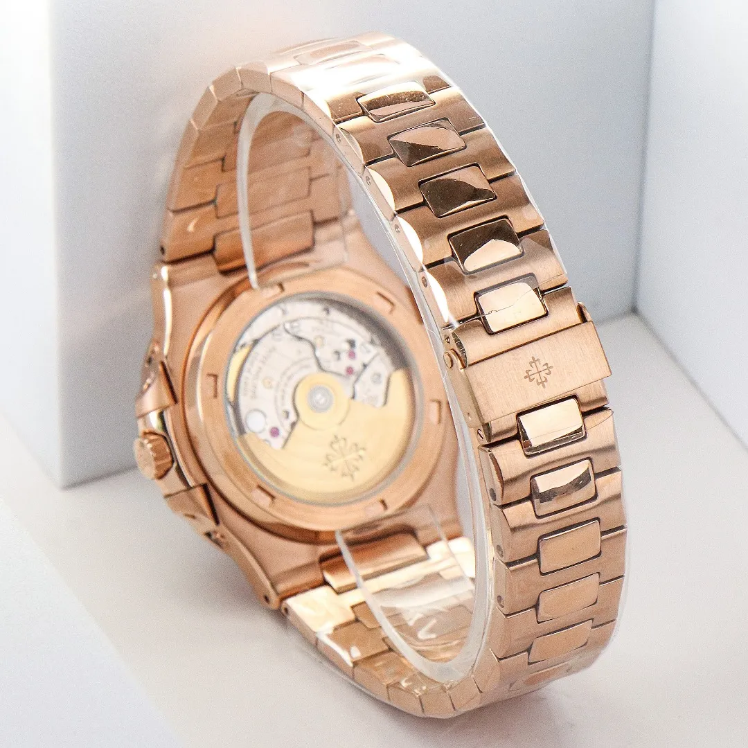 Patek Philippe Rose Gold Nautilus Watch - gallery