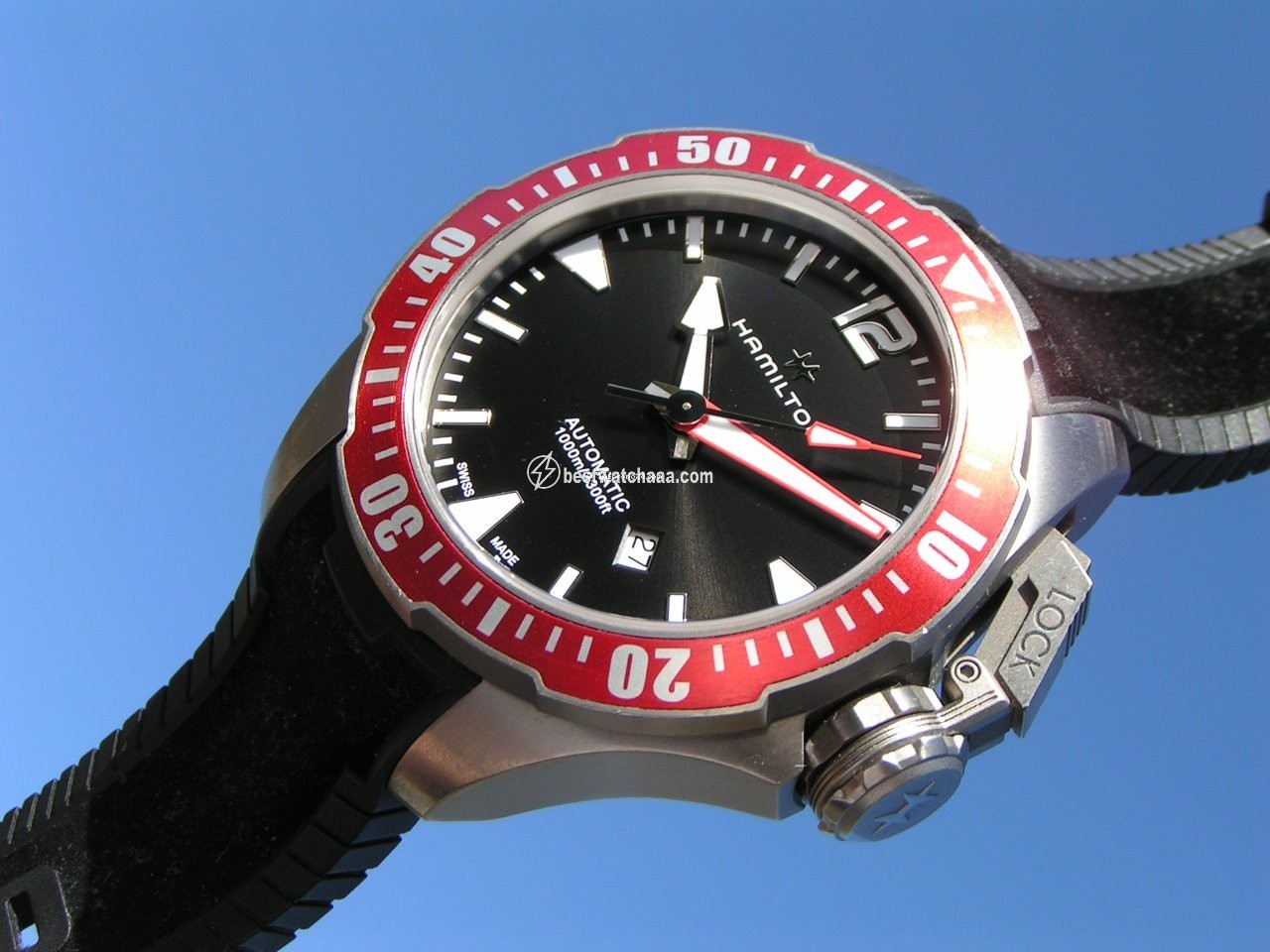 Hamilton Khaki Navy Frogman Mens watch Unisex Automatic Titanium Hamilton H778050