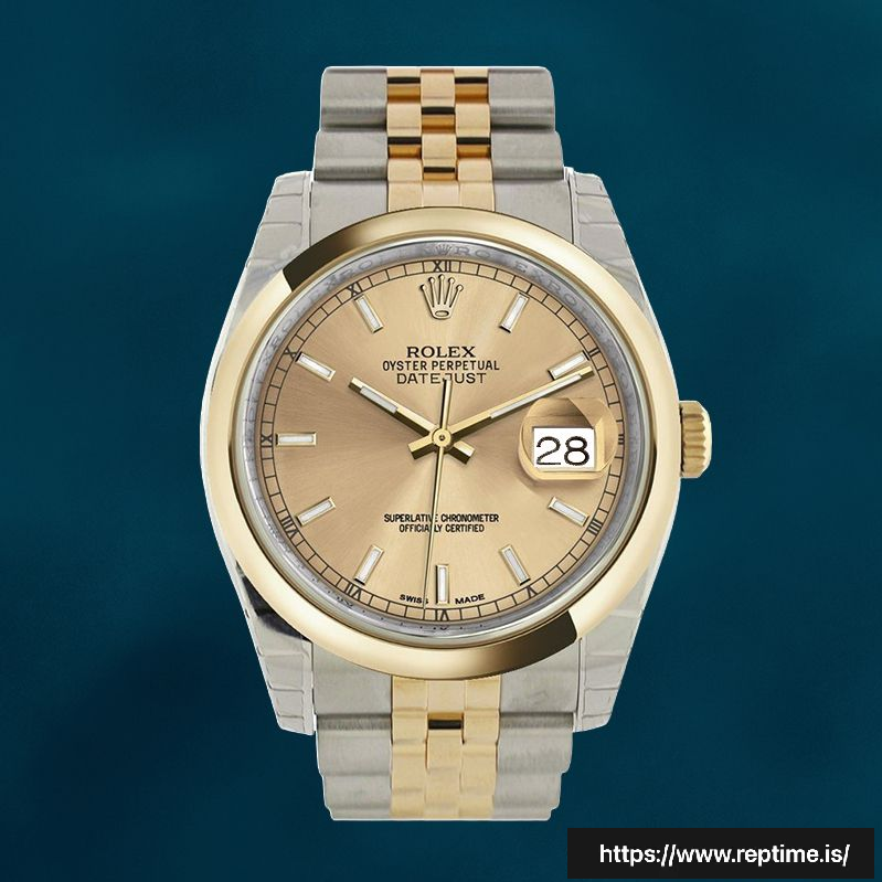 Rolex Datejust 36mm 116203CSJ Men’s Silver-tone Swiss Replica Wacthes - gallery