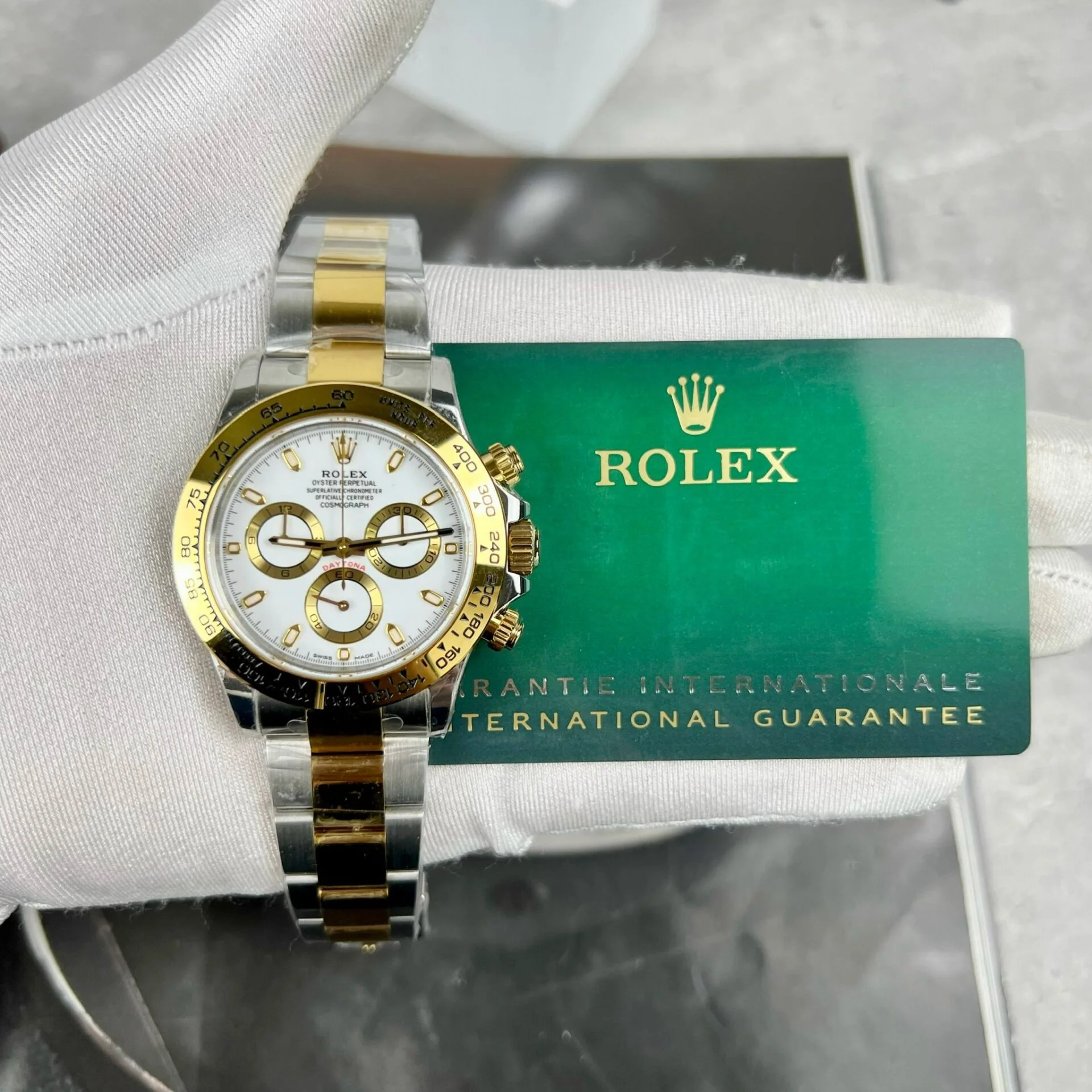 Superclone Rolex Daytona 40 mm White Dial 126503 - gallery