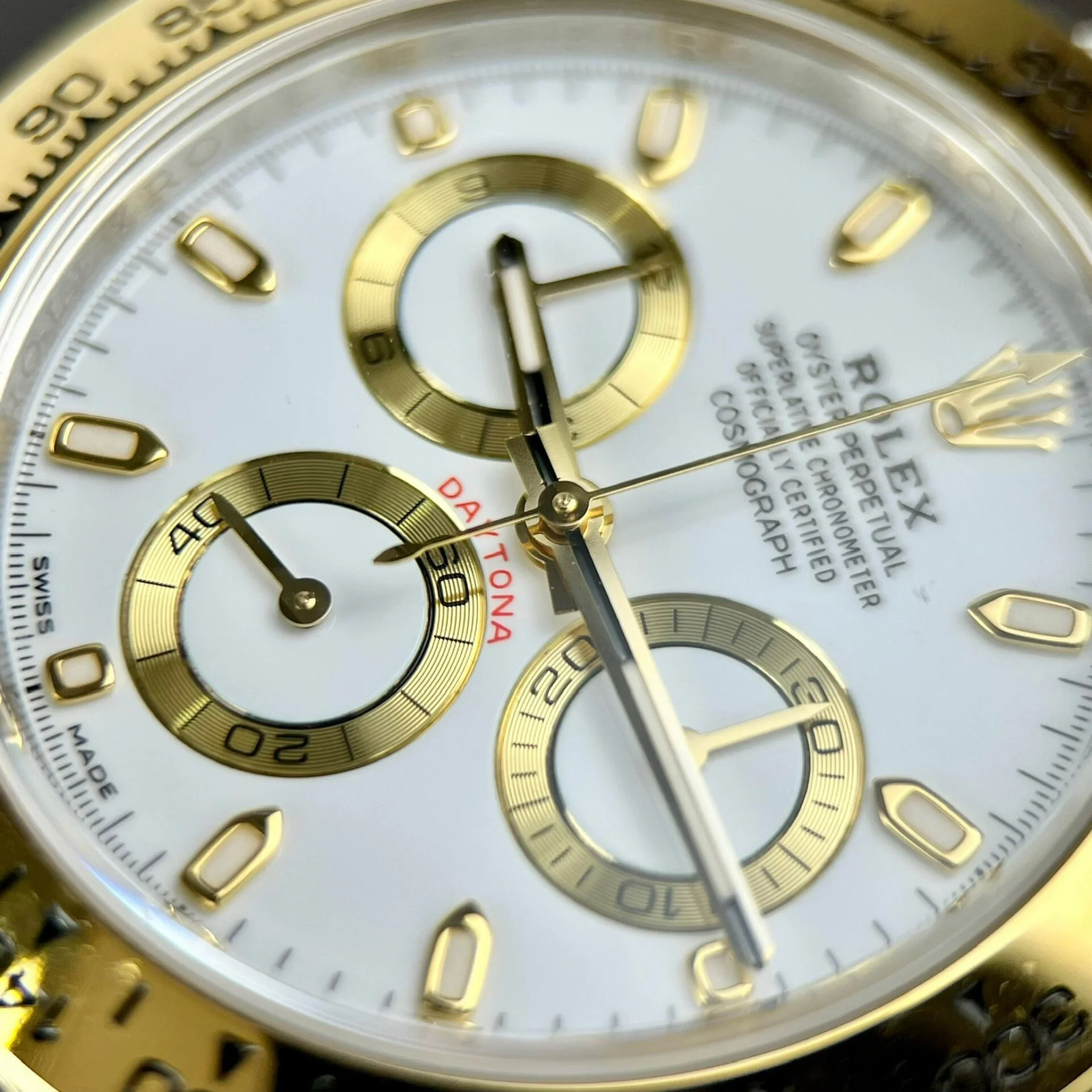 Superclone Rolex Daytona 40 mm White Dial 126503 - gallery