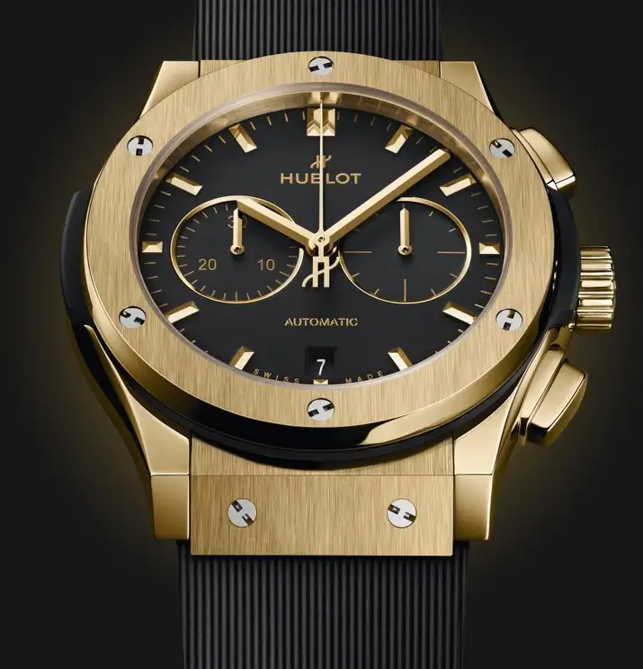 Hublot Classic Fusion Men Automatic Black Rubber Watch 541.VX.1130.RX - gallery