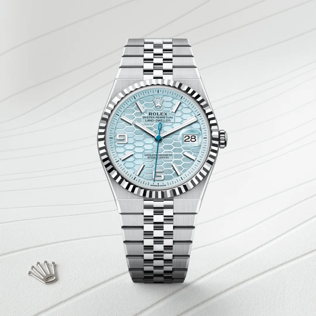 Rolex Land-Dweller 36 Ice Blue - gallery