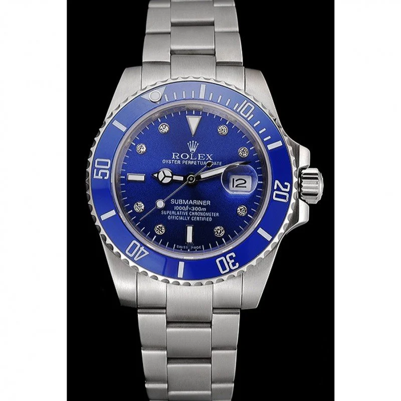 Rolex Submariner 40mm Blue Dial 622638 - gallery