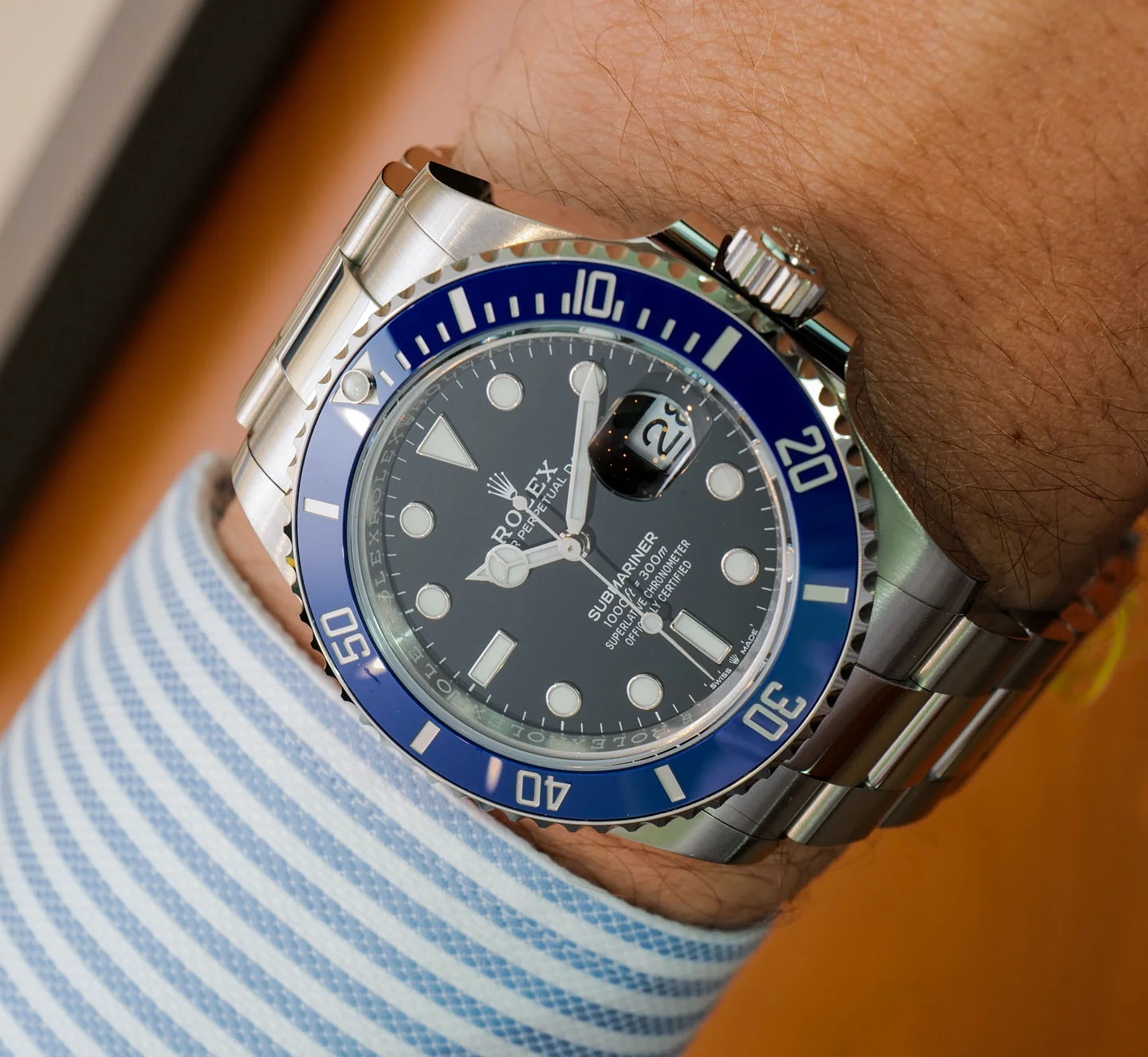 Superclone Rolex Submariner  Cookie Monster  41mm Black Dial 126619LB - gallery
