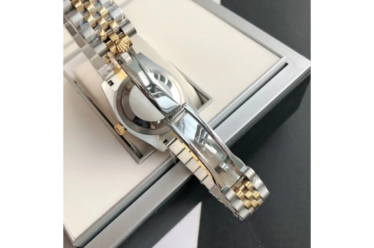 Couple Watches Rolex Datejust 36/28mm RG/SS Jub White/Dial - gallery