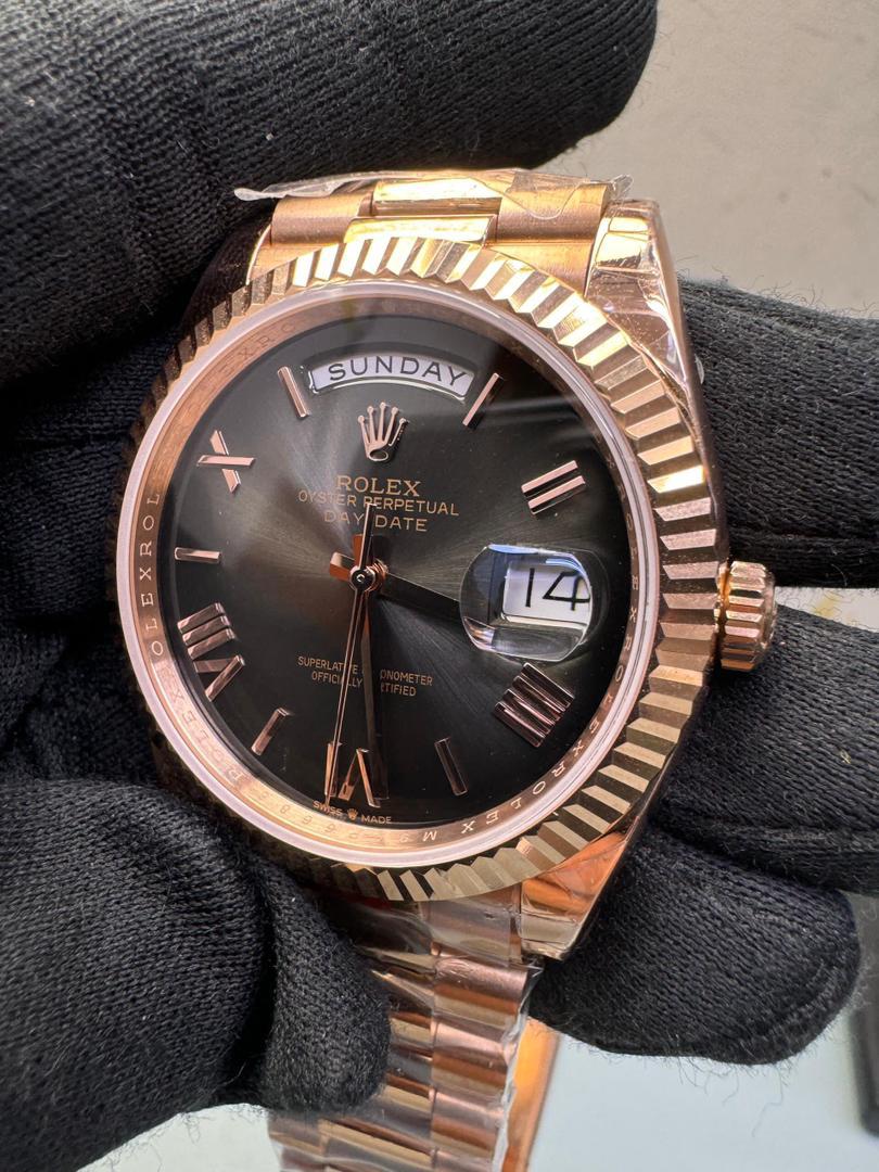 Rolex Day-Date Super Clone 228235 Everose Gold 40mm - gallery