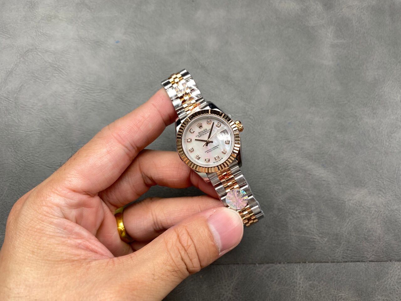 Rolex Lady-Datejust Super Clone 28mm Yellow Gold 279173 - gallery