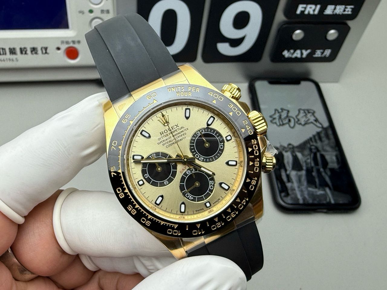 Rolex Daytona Super Clone 116518 Champagne Dial 40mm - gallery