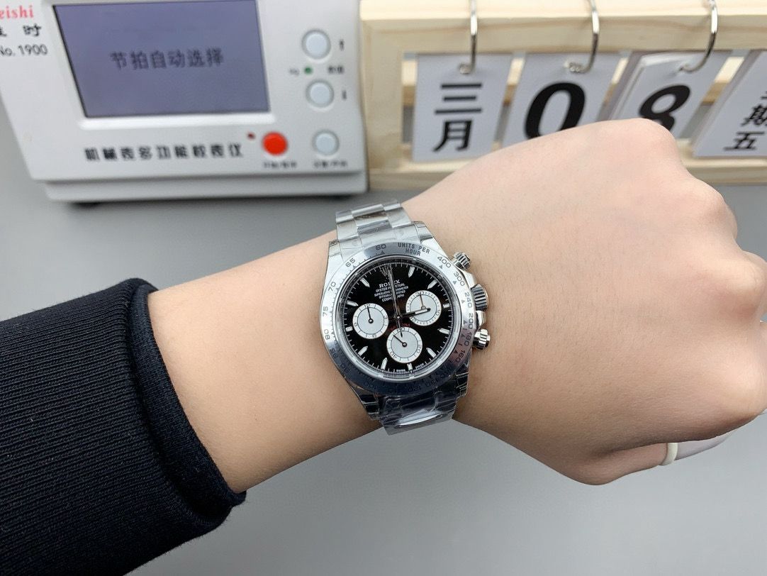 Rolex Daytona Super Clone 116509N Black Dial 40mm - gallery