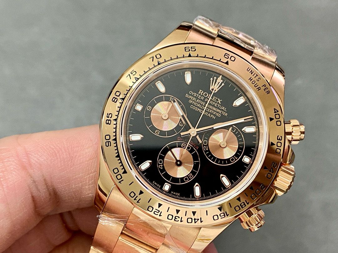 Rolex Daytona Super Clone 116505 Black Dial 40mm - gallery