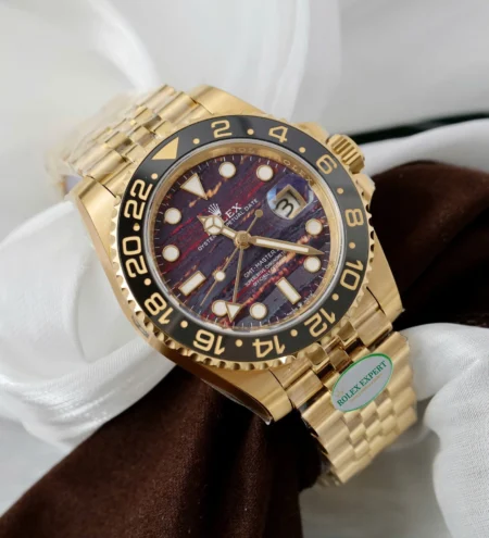 Rolex Super Clone GMT-Master II 40 mm 126718GRNR Tiger Iron Dial - gallery
