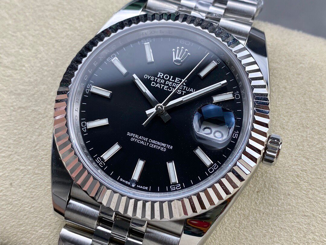 Rolex Datejust Super Clone 41mm Black Dial 126334 - gallery