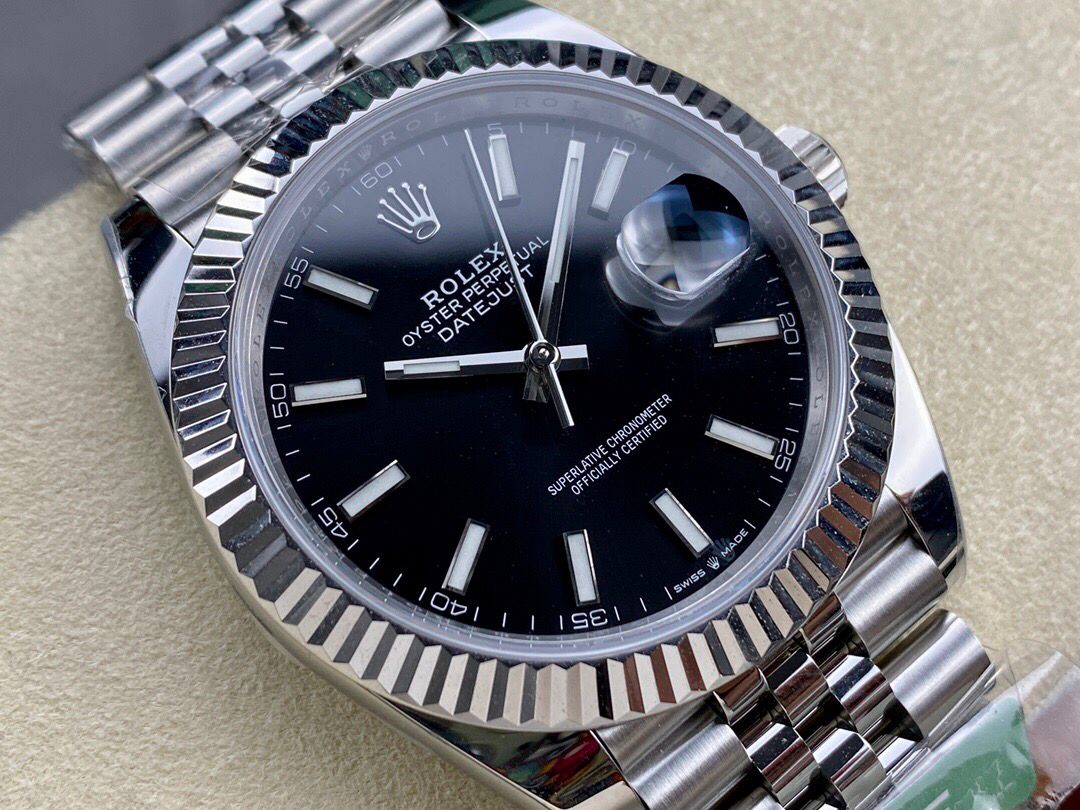 Rolex Datejust Super Clone 41mm Black Dial 126334 - gallery
