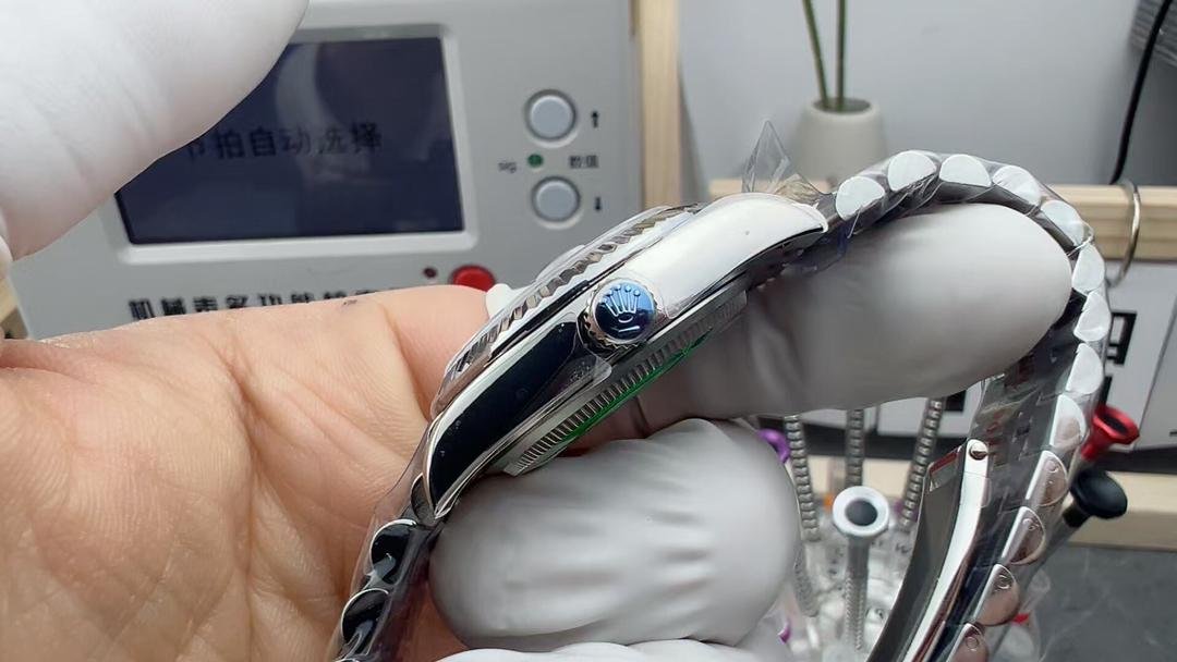 Rolex Lady-Datejust Super Clone 31mm Mother of Pearl White Dial 178274 - gallery