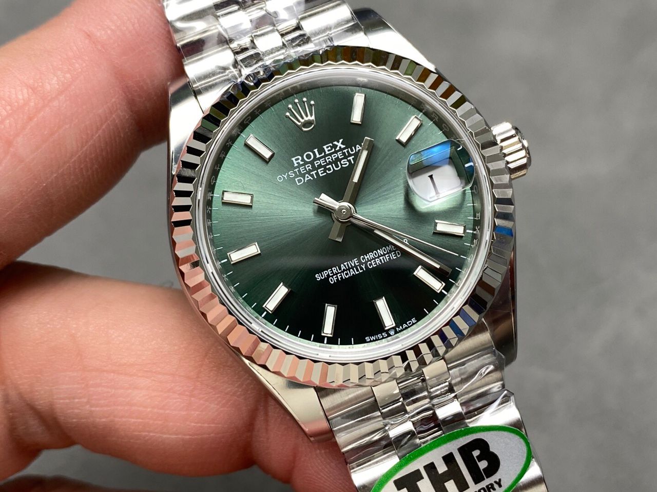 Rolex Datejust Super Clone 31mm Mint Green Dial 278274 - gallery