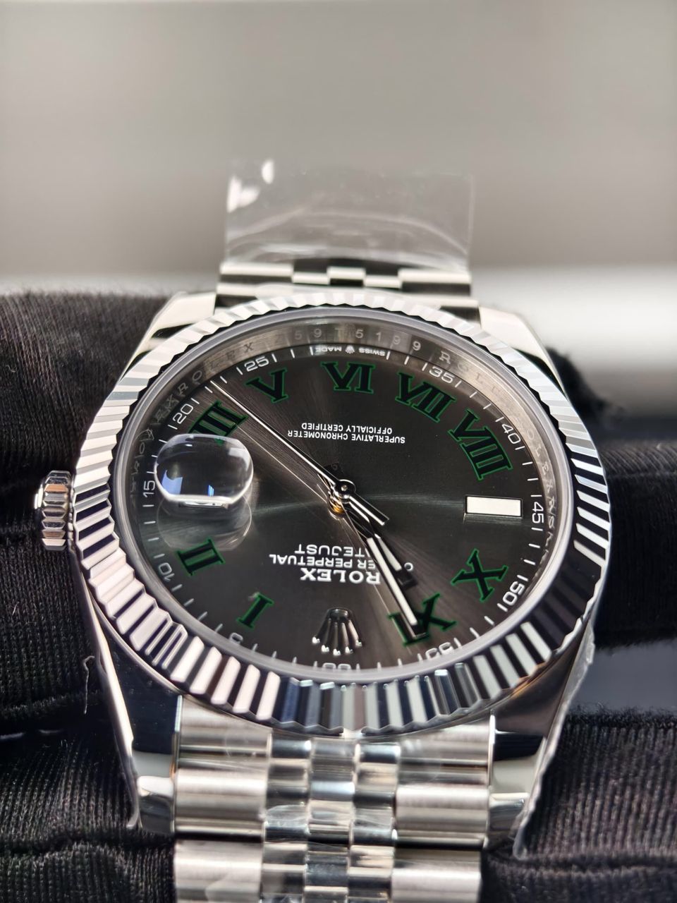 Rolex DateJust Super Clone 41mm Wimbledon Jubilee 126333 - gallery