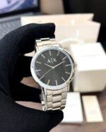 Armani Exchange Cayde Classic Silver Timepiece - gallery