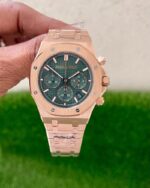Audemars Piguet Royal Oak Chronograph Rosegold Green Dial - gallery