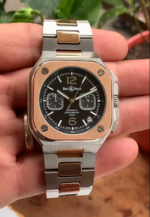 Bell & Ross BR-05 Urban Chronograph Black Silver Two-Tone - gallery