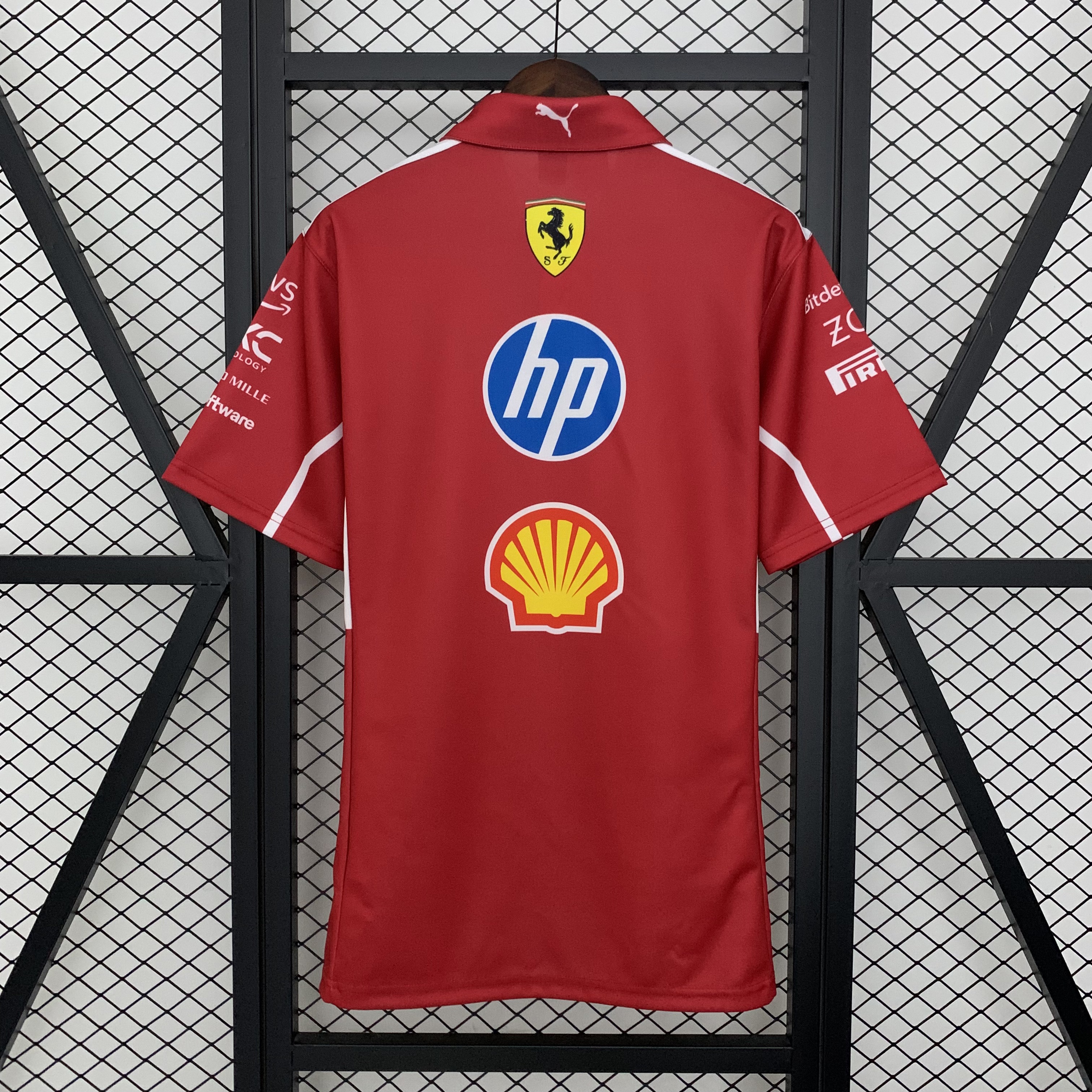 Scuderia Ferrari F1 Racing Team Polo T-Shirt 2025 - view 5