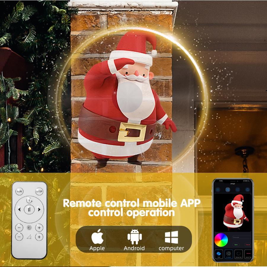 42CM Wifi 3D Hologram Projector Fan Remote Wifi Control 3d led projector Display Player Holographic Advertising Projector