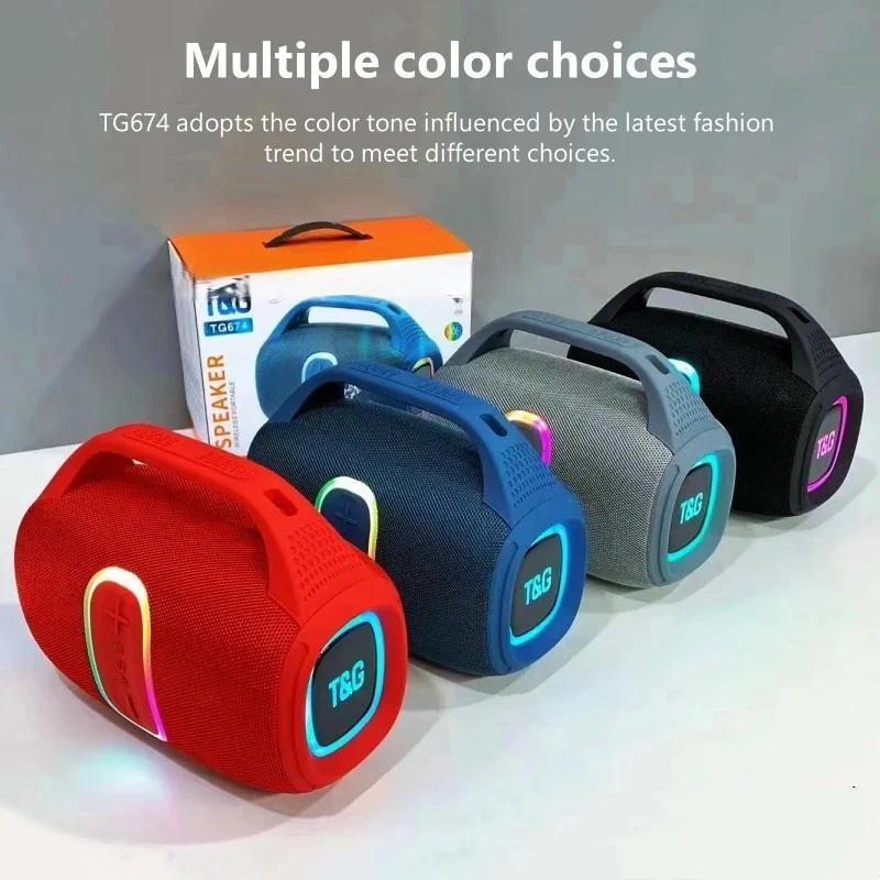5 Surprising Benefits of Using TG-674 30W Subwoofer Bluetooth Loudspeaker Hand-held Bass Stereo Portable Wireless Speaker Large Battery Support FM/TF Function