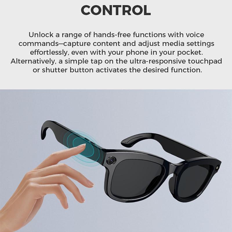 AI Smart Glasses GPT 6K HD Mini Camera Bluetooth Call Voice Assistant Control Smart Sports Wearable Glasses For Men Women 2025 Transparent Mirror - Image 4