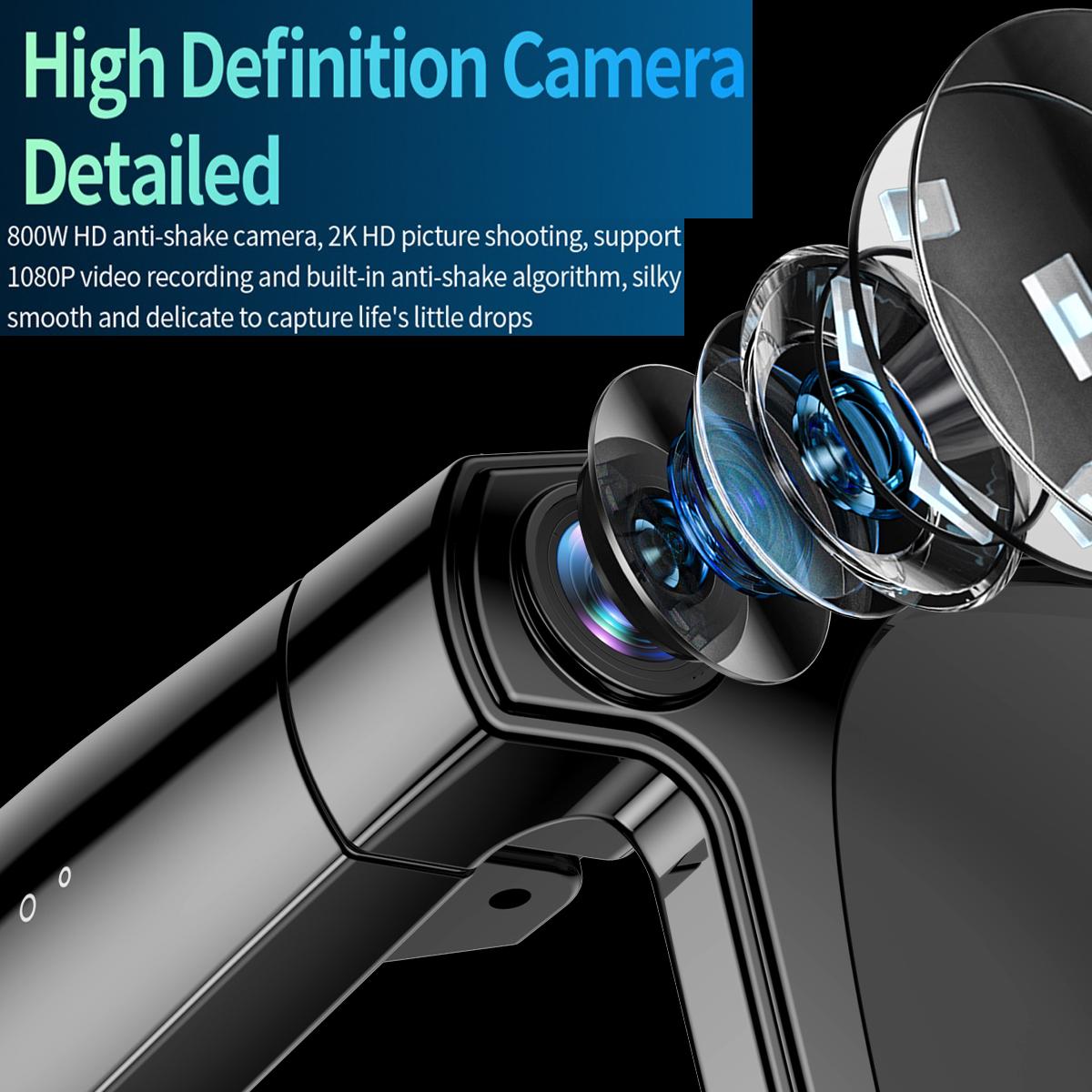 AI Smart Glasses 800W HD Camera Sunglasses Men Women Anti Blue Light The Map Translation Video Call Take Photos UV Protection Wearable Mj - Image 2