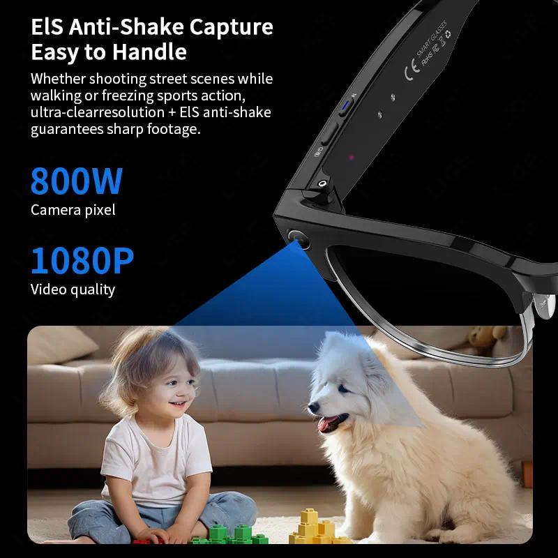 New 4K Glasses AI Smart Glasses with 8MP Camera Video Recording Translation Smart Sunglasses Bluetooth Call Music Play Men Women - Image 2