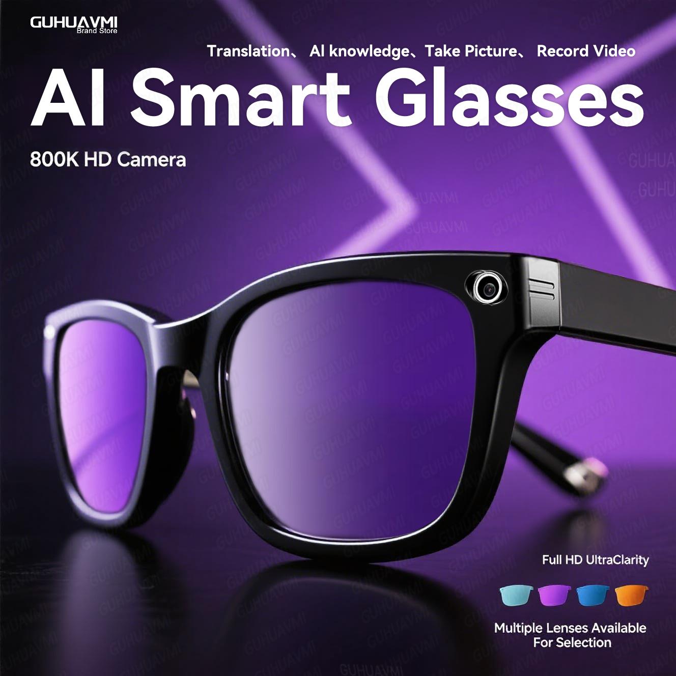5 Surprising Benefits of Using 2025 Brand New 8MP Camera Glasses Color-Changing AI Smart Bluetooth Glasses Photo Video Recording Waterproof Call Smart Sunglass
